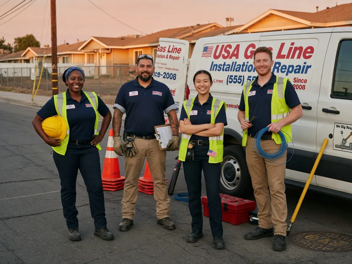 Gas Line Installation company in Albion, IL